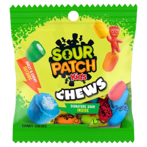 SOUR PATCH KIDS Chews Soft & Chewy Candy, 2.12 oz