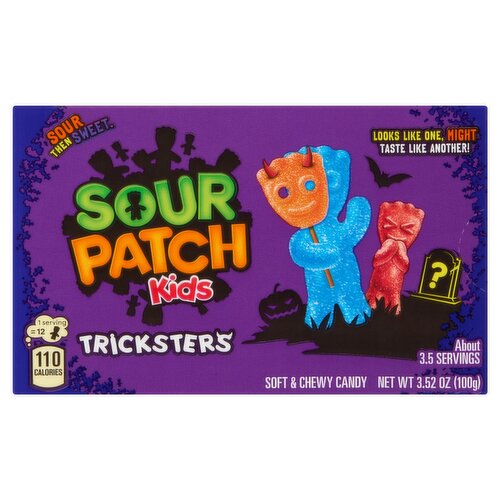Sour Patch Kids Tricksters Soft & Chewy Candy, 3.52 oz
