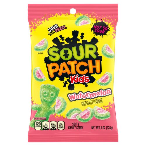 Sour Patch Kids Watermelon Soft & Chewy Candy, 8 oz