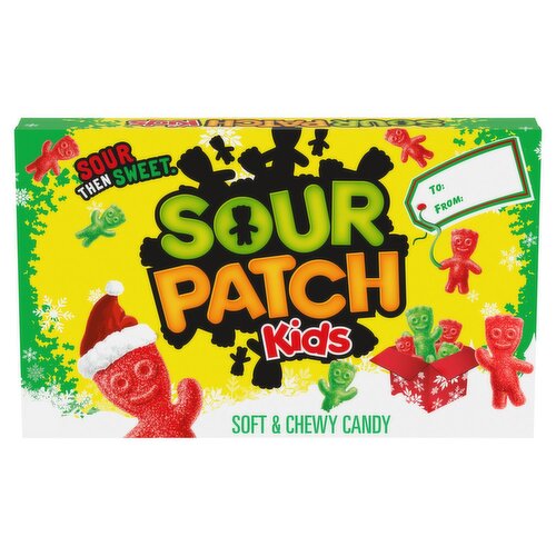 Sour Patch Kids Green & Red Soft & Chewy Candy, 3.1 oz
