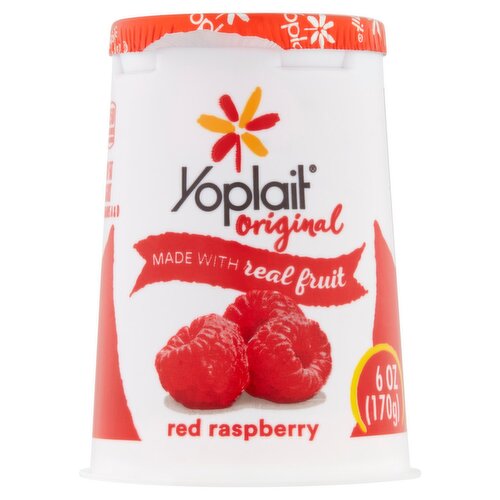 Yoplait Original Red Raspberry Low Fat Yogurt, 6 oz