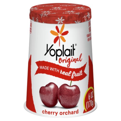 Yoplait Original Cherry Orchard Low Fat Yogurt, 6 oz