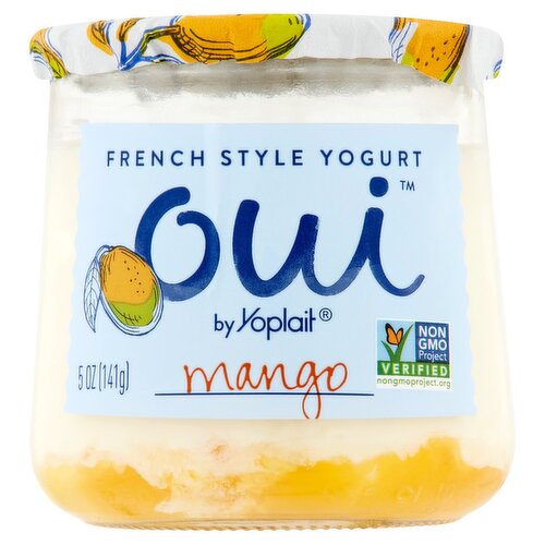 Oui by Yoplait Mango French Style Yogurt, 5 oz