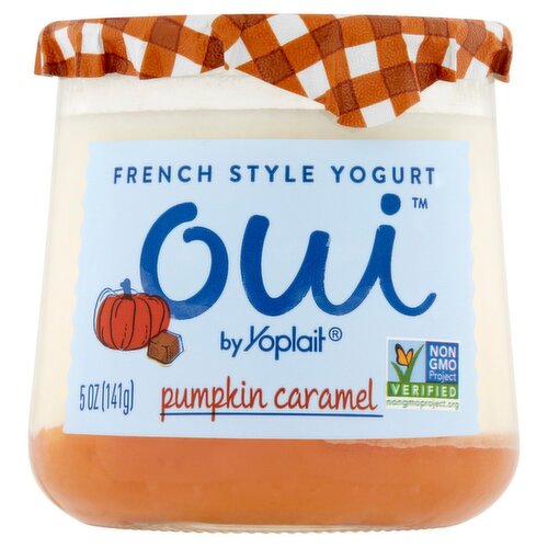 Oui by Yoplait Pumpkin Caramel French Style Yogurt, 5 oz