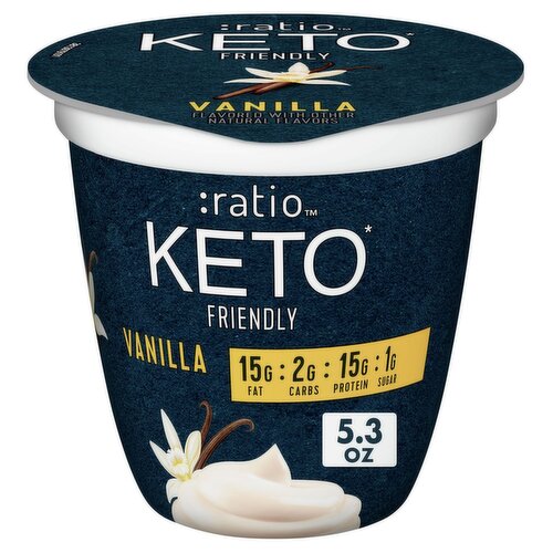 :ratio Keto Friendly Vanilla Dairy Snack, 5.3 oz