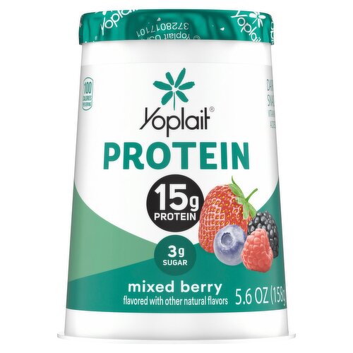 Yoplait Protein Mixed Berry Dairy Snack, 5.6 oz