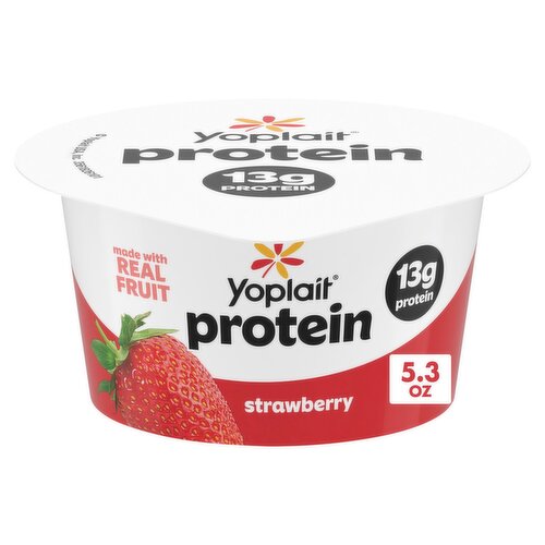 Yoplait Protein Strawberry Fat Free Yogurt, 5.3 oz