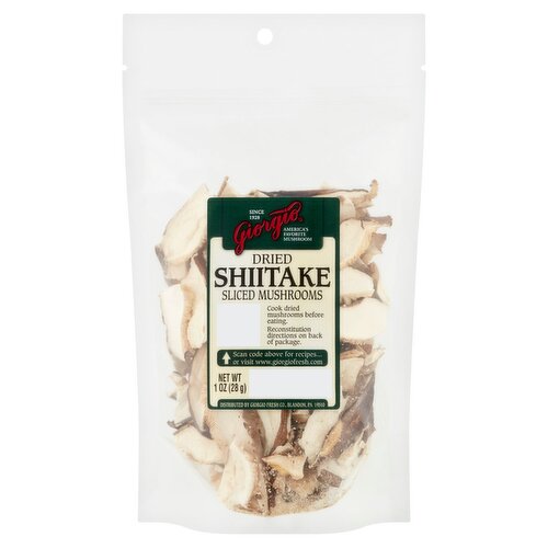 Giorgio Dried Shiitake Sliced Mushrooms, 1 oz