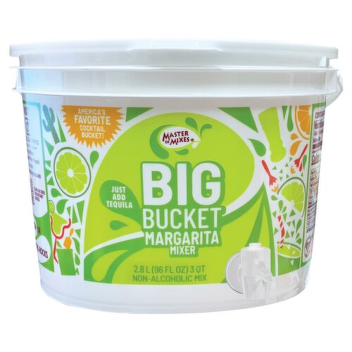 Master of Mixes Big Bucket Margarita Mixer, 96 fl oz