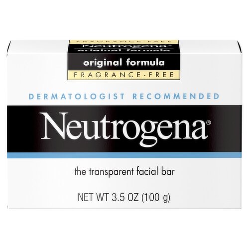 Neutrogena The Transparent Facial Bar, 3.5 oz