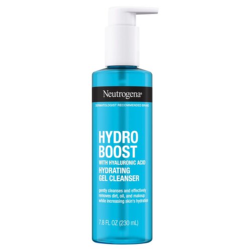 Neutrogena Hydro Boost Hydrating Gel Cleanser, 7.8 fl oz