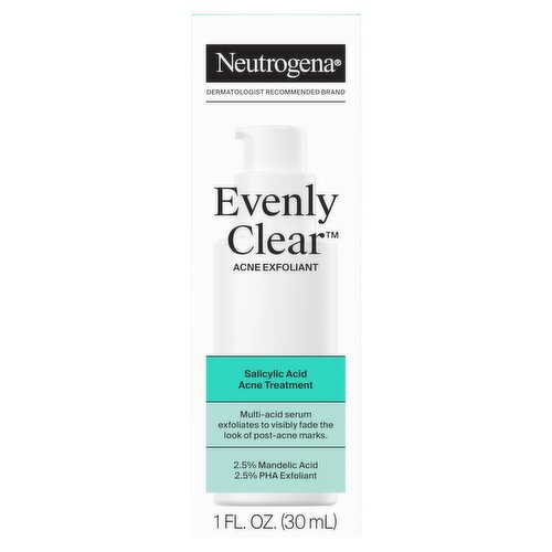 Neutrogena Evenly Clear Acne Exfoliant, 1 fl oz