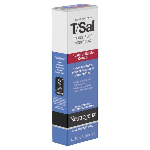 Neutrogena T/Sal Scalp Build-Up Control Therapeutic Shampoo, 4.5 fl oz