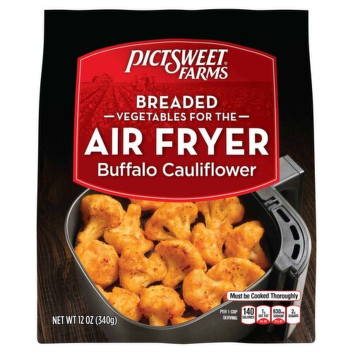 Pictsweet Farms Breaded Vegetables for the Air Fryer Buffalo Cauliflower, 12 oz