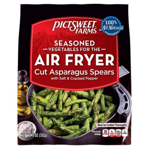 Pictsweet Farms® Seasoned Vegetables for the Air Fryer, Cut Asparagus Spears, Frozen Veg, 11 oz