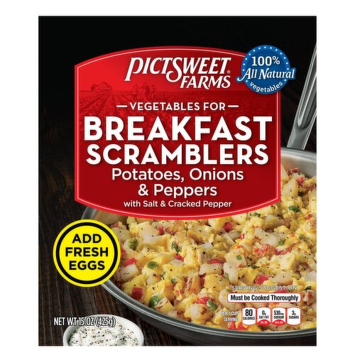 Pictsweet Farms Vegetables for Breakfast Scramblers Potatoes, Onions & Peppers, 15 oz