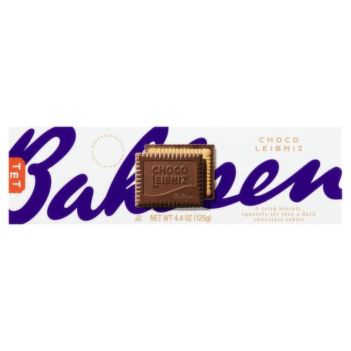 Bahlsen Choco Leibniz Dark Chocolate Butter Biscuit, 4.4 oz