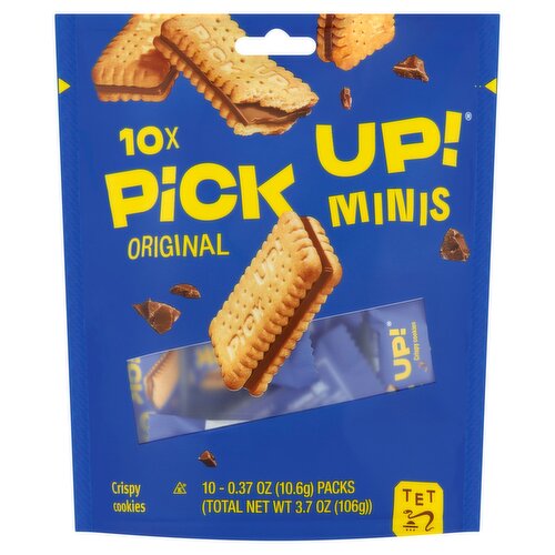 Pick Up! Original Minis Crispy Cookies, 0.37 oz, 10 count