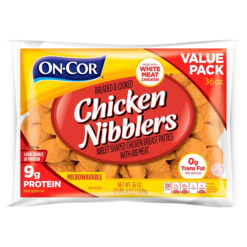 On-Cor Breaded & Cooked Chicken Nibblers Value Pack, 36 oz