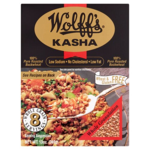 Wolff's Whole Granulation 100% Pure Roasted Buckwheat Kasha, 13 oz