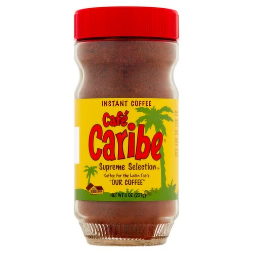 Café Caribe Supreme Selection Instant Coffee, 8 oz