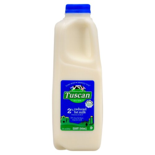 Tuscan 2% Reduced Fat Milk, 1 quart