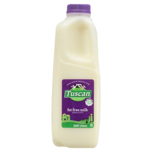 Tuscan Fat Free Milk, 1 quart