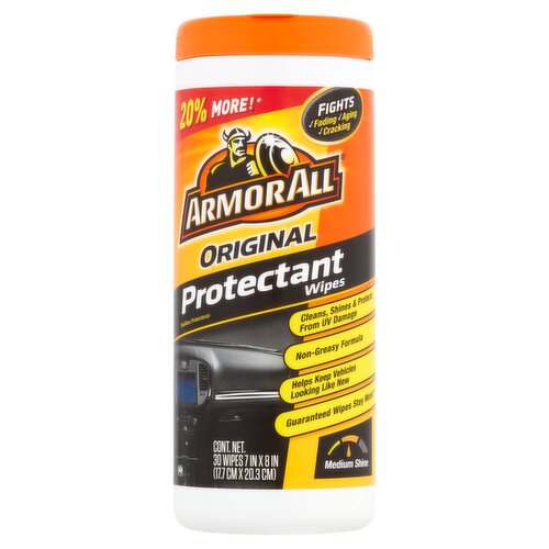 Armor All Original Protectant Wipes, 30 count