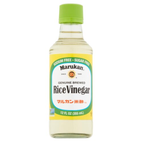 Marukan Genuine Brewed Rice Vinegar, 12 fl oz