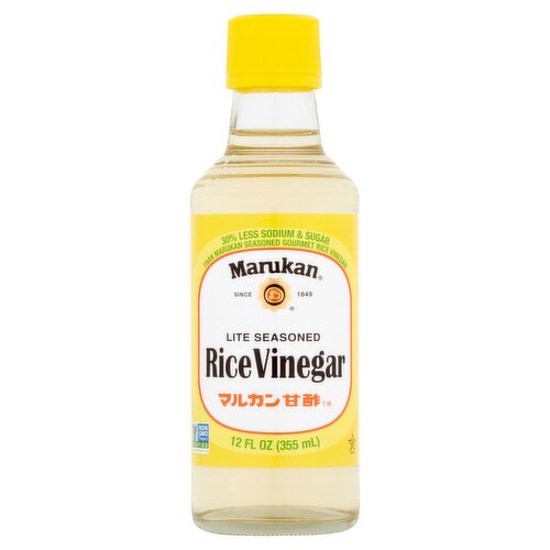 Marukan Lite Seasoned Rice Vinegar, 12 fl oz