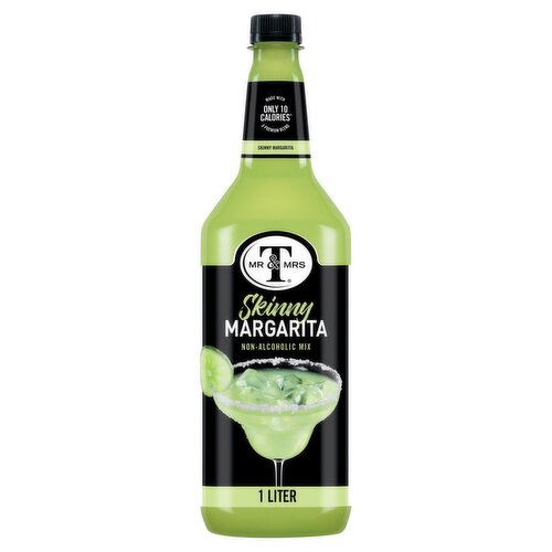 Mr & Mrs T Skinny Margarita Non-Alcoholic Mix, 33.8 fl oz