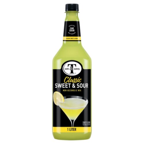 Mr & Mrs T Classic Sweet & Sour Non-Alcoholic Mix, 33.8 fl oz