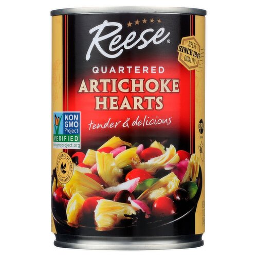 Reese Quartered Artichoke Hearts, 14 oz