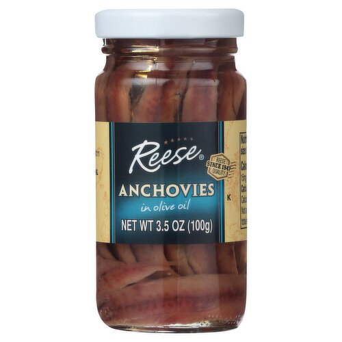 Reese Anchovies in Olive Oil, 3.5 oz