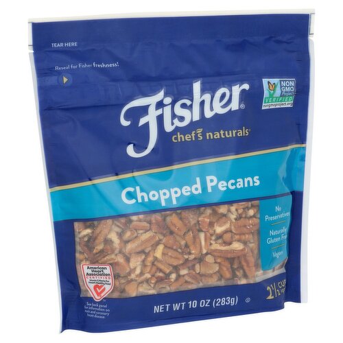 Fisher Chef's Naturals Chopped Pecans, 10 oz