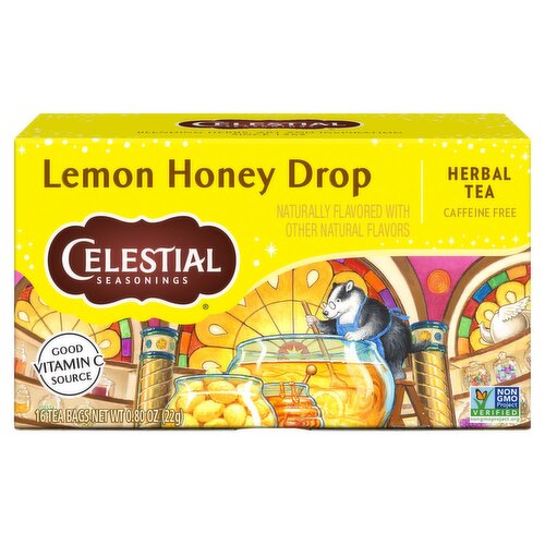 Celestial Seasonings Lemon Honey Drop Herbal Tea Bags, 16 count, 0.80 oz