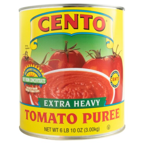 Cento Extra Heavy Tomato Puree, 6 lb 10 oz