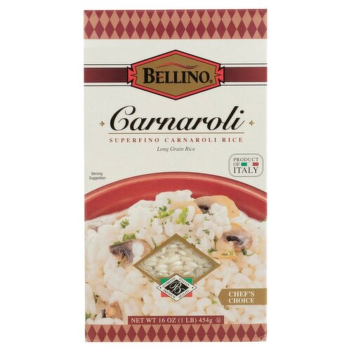 Bellino Superfino Long Grain Rice Carnaroli, 16 oz