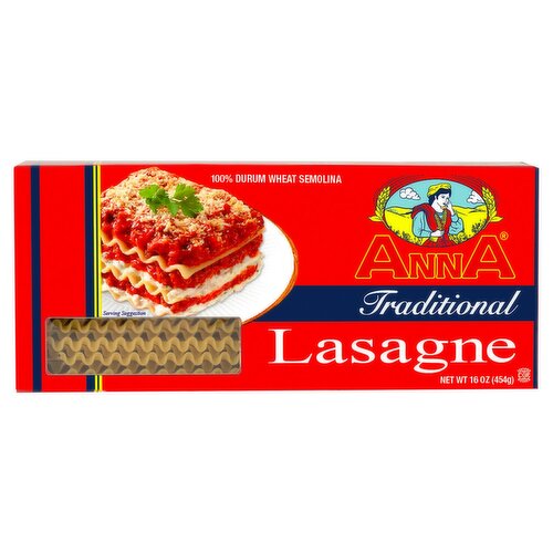 Anna Traditional Lasagne Pasta, 16 oz