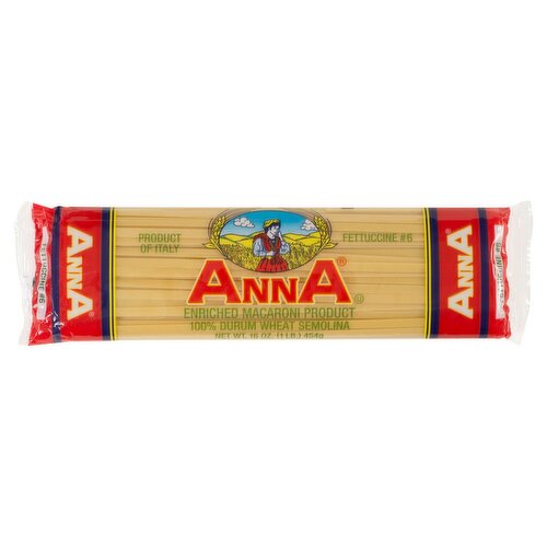 Anna Fettuccine #6 Pasta, 16 oz