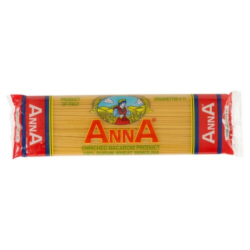 Anna Spaghettini #11 Pasta, 16 oz