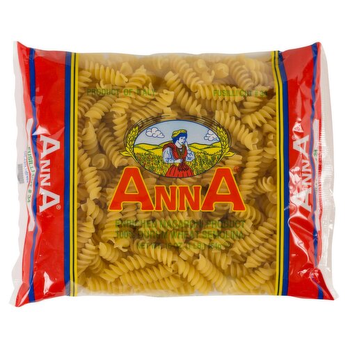 Anna Fusilli Cut #34 Pasta, 16 oz