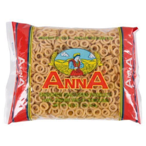 Anna Anellini Siciliani #72 Pasta, 16 oz