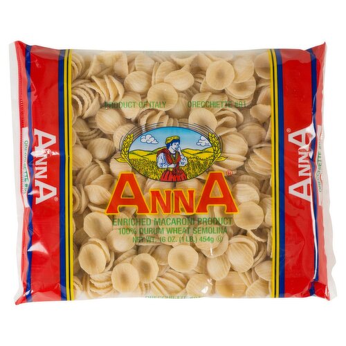 Anna Orecchiette #91 Pasta, 16 oz