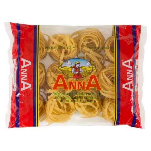 Anna Fettuccine Nests #103 Pasta, 16 oz