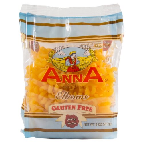 Anna Gluten Free Elbows Pasta, 8 oz