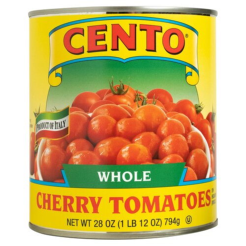 Cento Whole Cherry Tomatoes in Heavy Juice, 28 oz