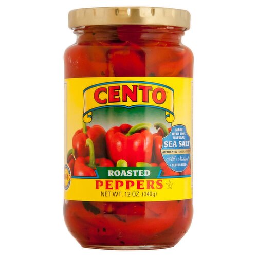 Cento Roasted Peppers, 12 oz