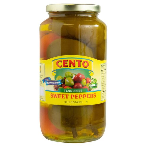 CENTO Mild Tennessee Sweet Peppers, 32 fl oz