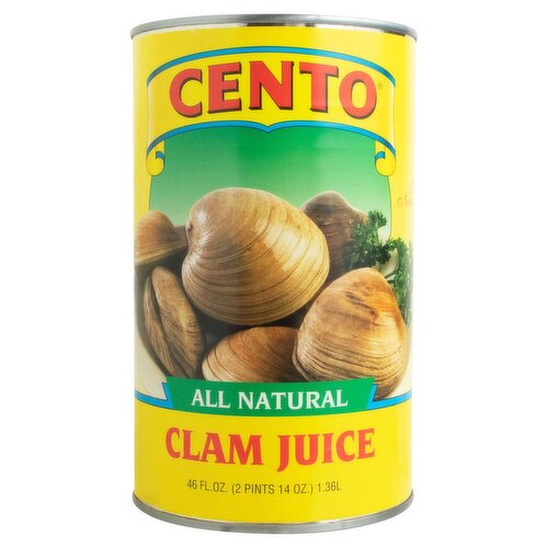 CENTO All Natural Clam Juice, 46 fl oz